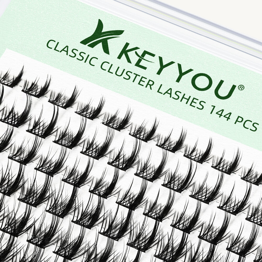KeyyouLash - Cluster Lashes Y19, diy lash extensions, natural lashes