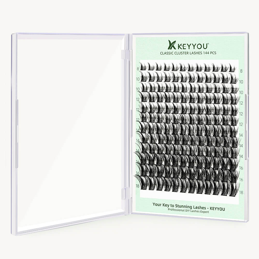 KeyyouLash - Cluster Lashes Y19, diy lash extensions, natural lashes