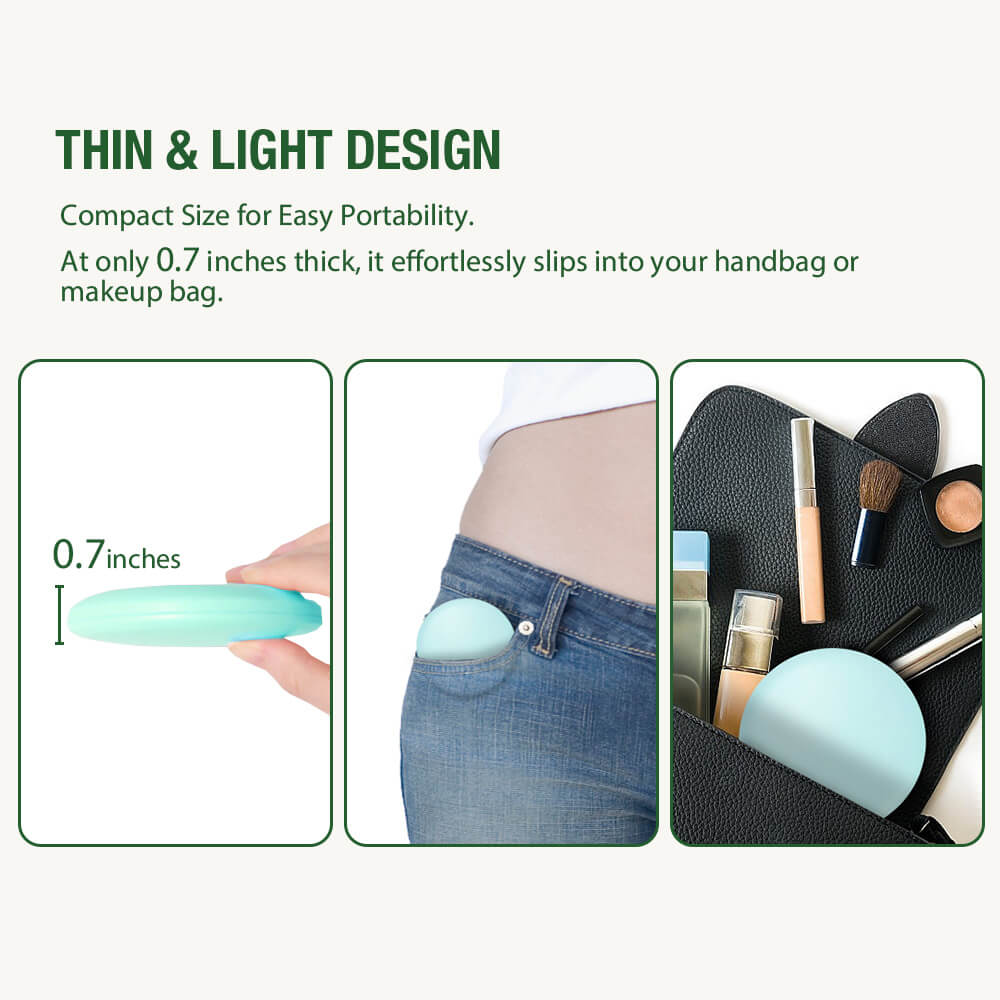 KeyyouLash - Lighted Makeup Mirror With 10X Magnifying,