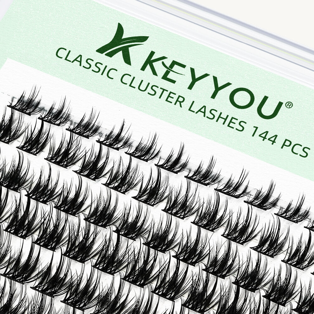 KeyyouLash - Cluster Lashes Y08, diy lash extensions, volume lashes