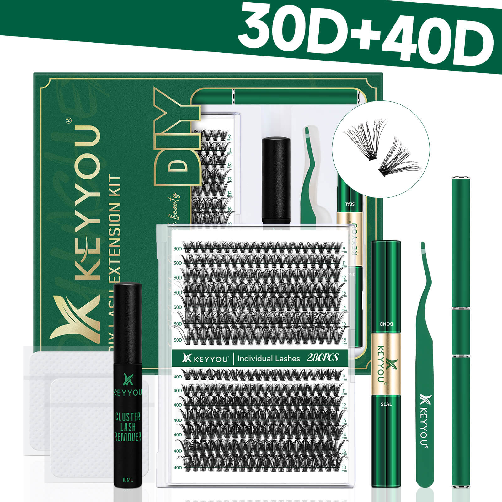 Individual Cluster Lashes Kit