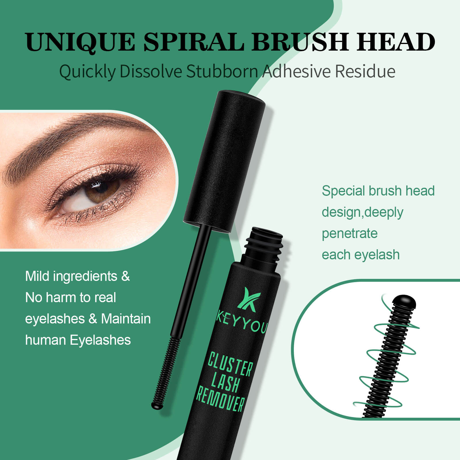 KeyyouLash - Cluster Lash Remover 10ML, 