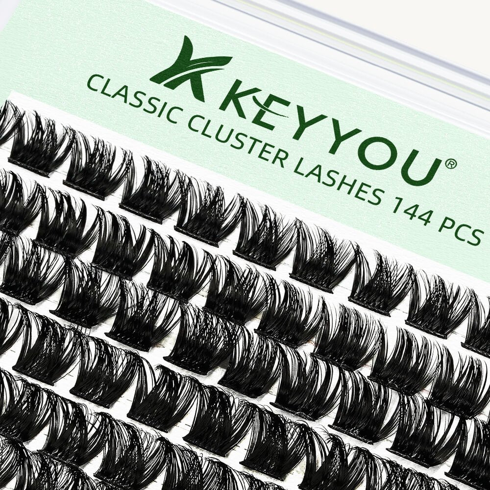 KeyyouLash - Cluster Lashes Y02, diy lash extensions, fluffy lashes