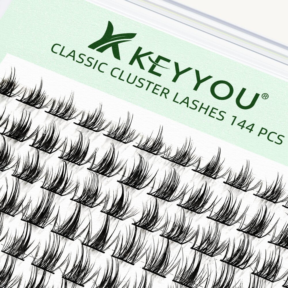 KeyyouLash - Cluster Lashes Y15, diy lash extensions, volume lashes